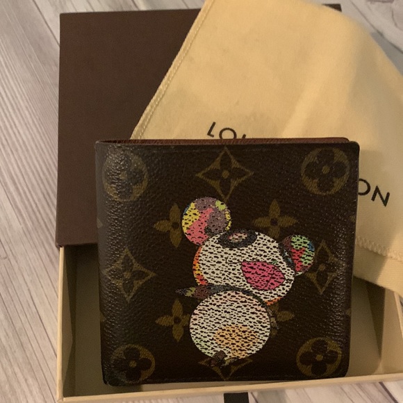 ๐๐ค๐๐คLuis Vuitton monogram panda Porte billet cartes credit monnaie wallet - Picture 11 of 14